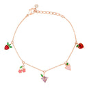 Gold Fruit Basket Bracelet - Red Bird Road