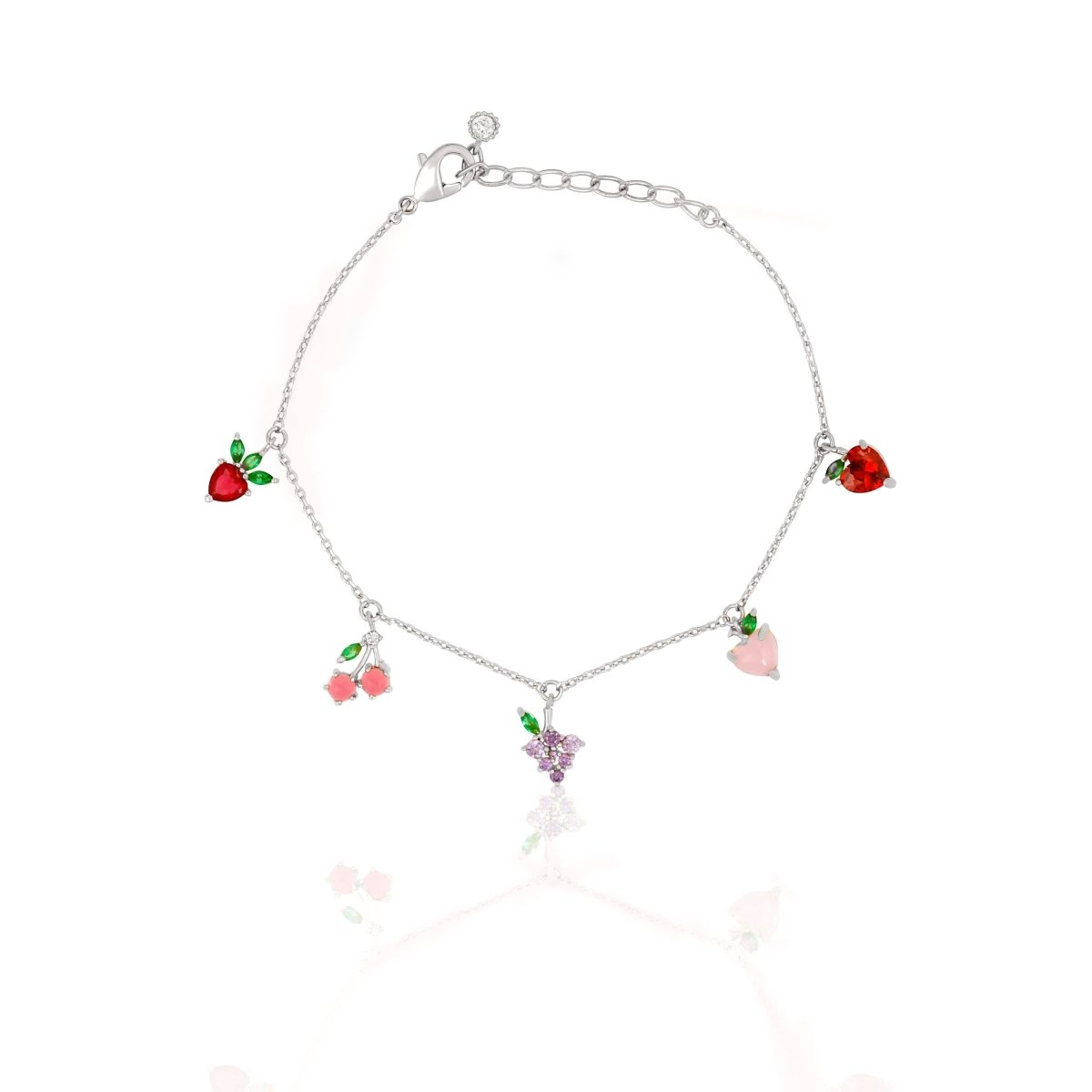 Gold Fruit Basket Bracelet - Red Bird Road