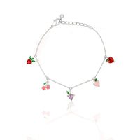 Gold Fruit Basket Bracelet - Red Bird Road