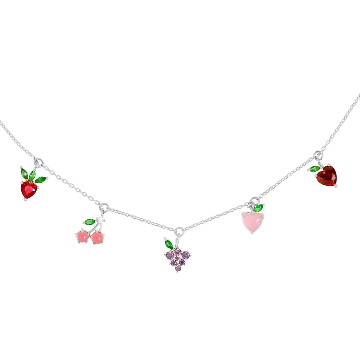 Gold Fruit Basket Necklace - Red Bird Road