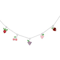 Gold Fruit Basket Necklace - Red Bird Road