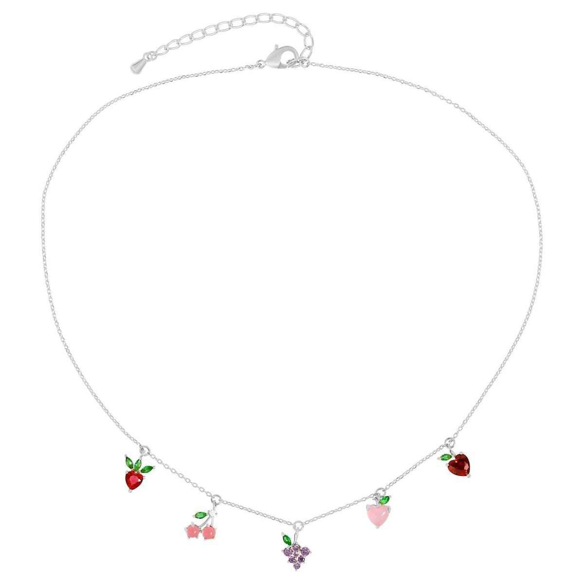Gold Fruit Basket Necklace - Red Bird Road