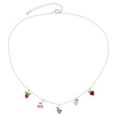 Gold Fruit Basket Necklace - Red Bird Road