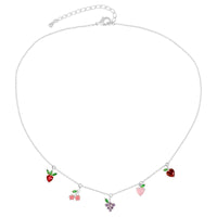 Gold Fruit Basket Necklace - Red Bird Road