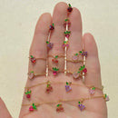 Gold Fruit Basket Necklace - Red Bird Road