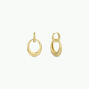 Gold Hoop - Coupled - Earrings