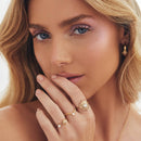 Gold & Mother of Pearl Supernova Ring