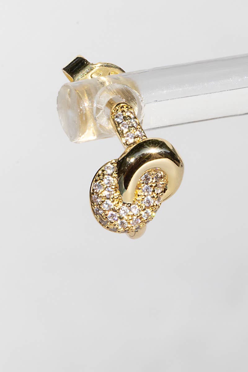 Gold Vermeil Love Knot Earrings