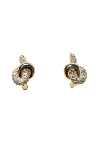 Gold Vermeil Love Knot Earrings