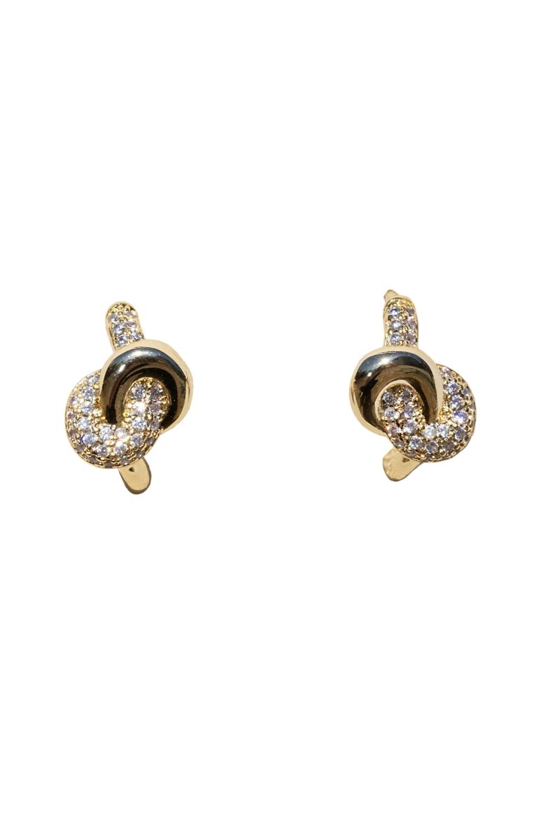 Gold Vermeil Love Knot Earrings