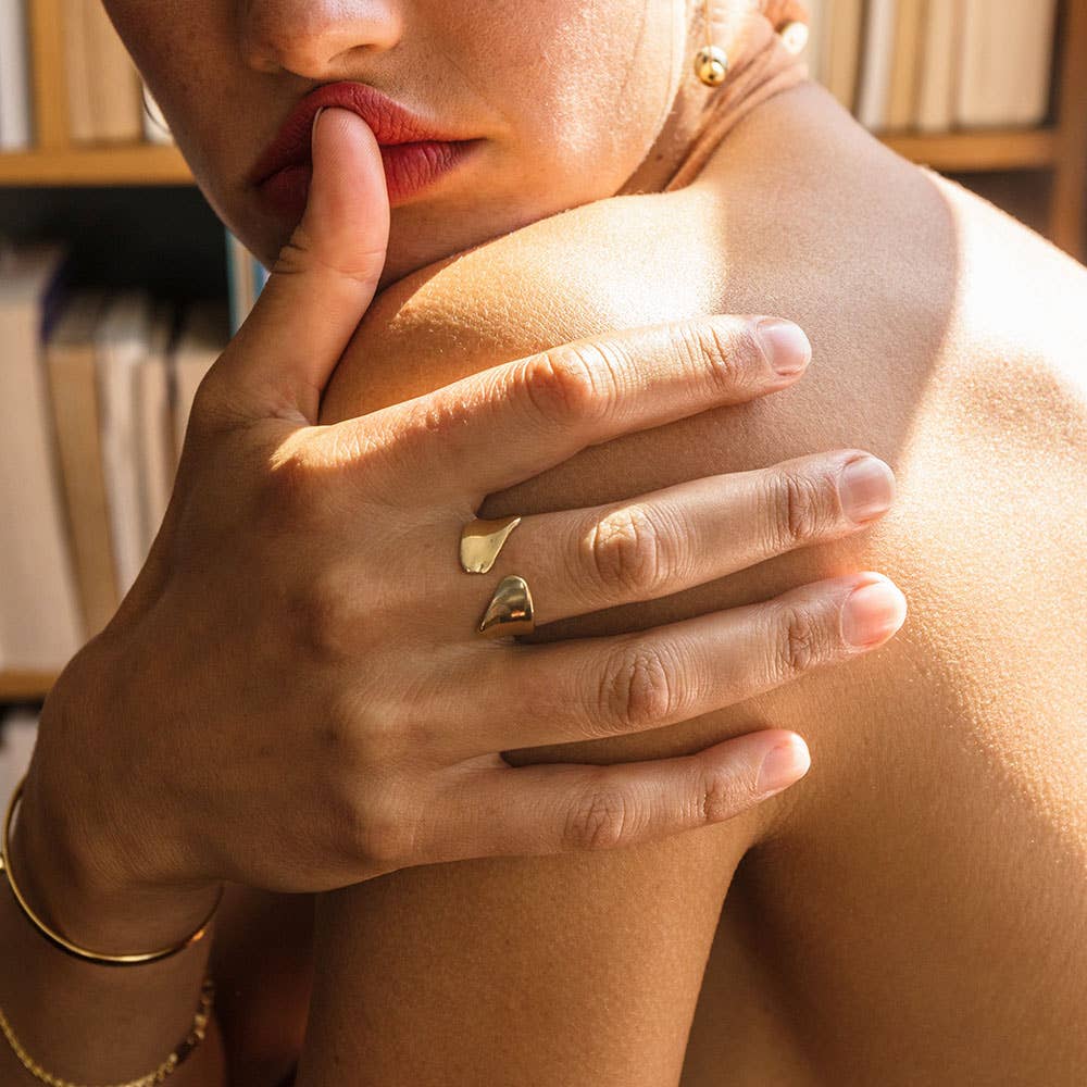 Gold Wrap Ring by Amano Studio