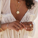 Herringbone Bracelet - Gold