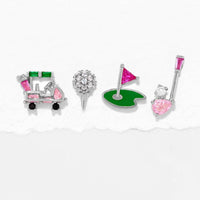 Hole in One Gold Stud Set