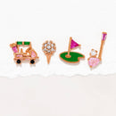 Hole in One Gold Stud Set