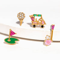 Hole in One Gold Stud Set
