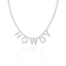 Howdy Silver Necklace