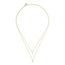 14k Vermeil Double Strand Layering Necklace