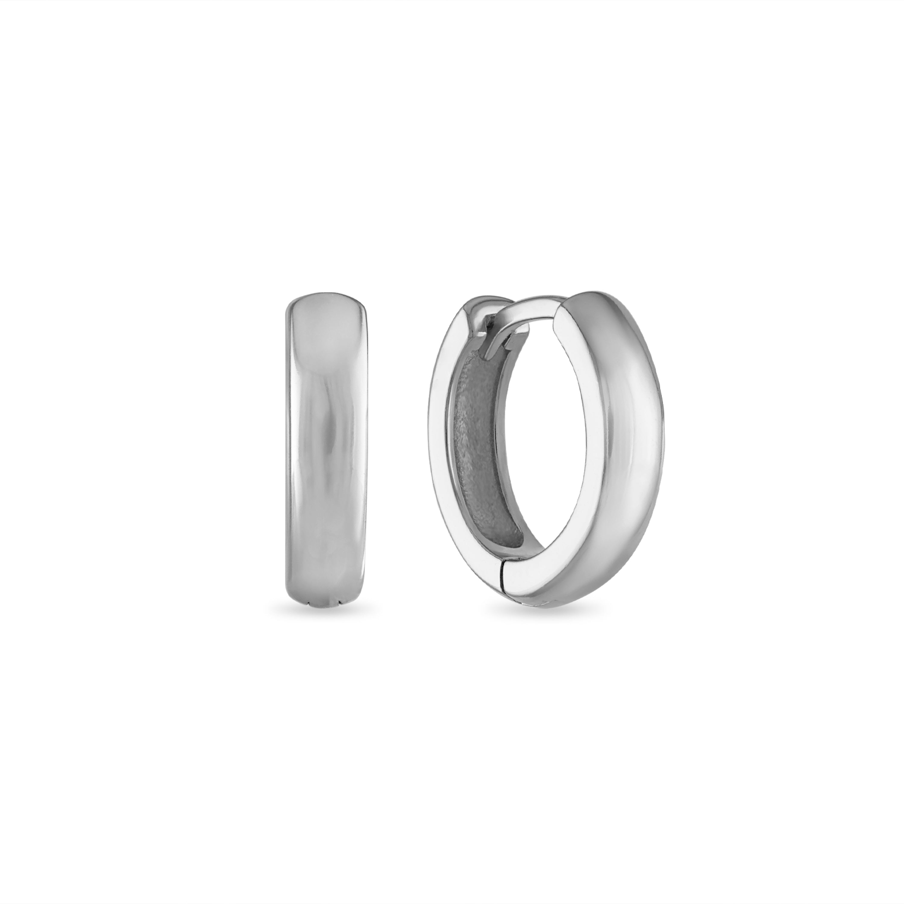 925 Sterling Silver Essential Huggie Earring