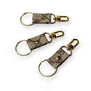 Key Couture Clip Key Chain In Upcycled GG: Gucci - Red Bird Road