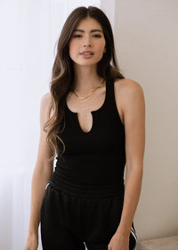 Keyhole Tank Black