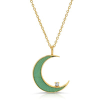 La Lune Pendant - Teal Green