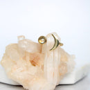 Labradorite Crescent Ring