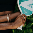 Lainey Eco-Chic Waterproof Gold Tennis Bracelet for Elegance