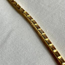 Lainey Eco-Chic Waterproof Gold Tennis Bracelet for Elegance
