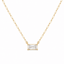 Leighton CZ Gold Filled Pendant Necklace - Red Bird Road
