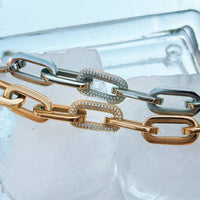 Lennon Silver Chain Bracelet