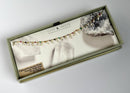Lily of the Valley Collar Necklace - Genuine Multistone & Pe