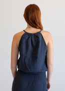 Linen Halter Tank