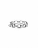 Link Chain Ring Silver