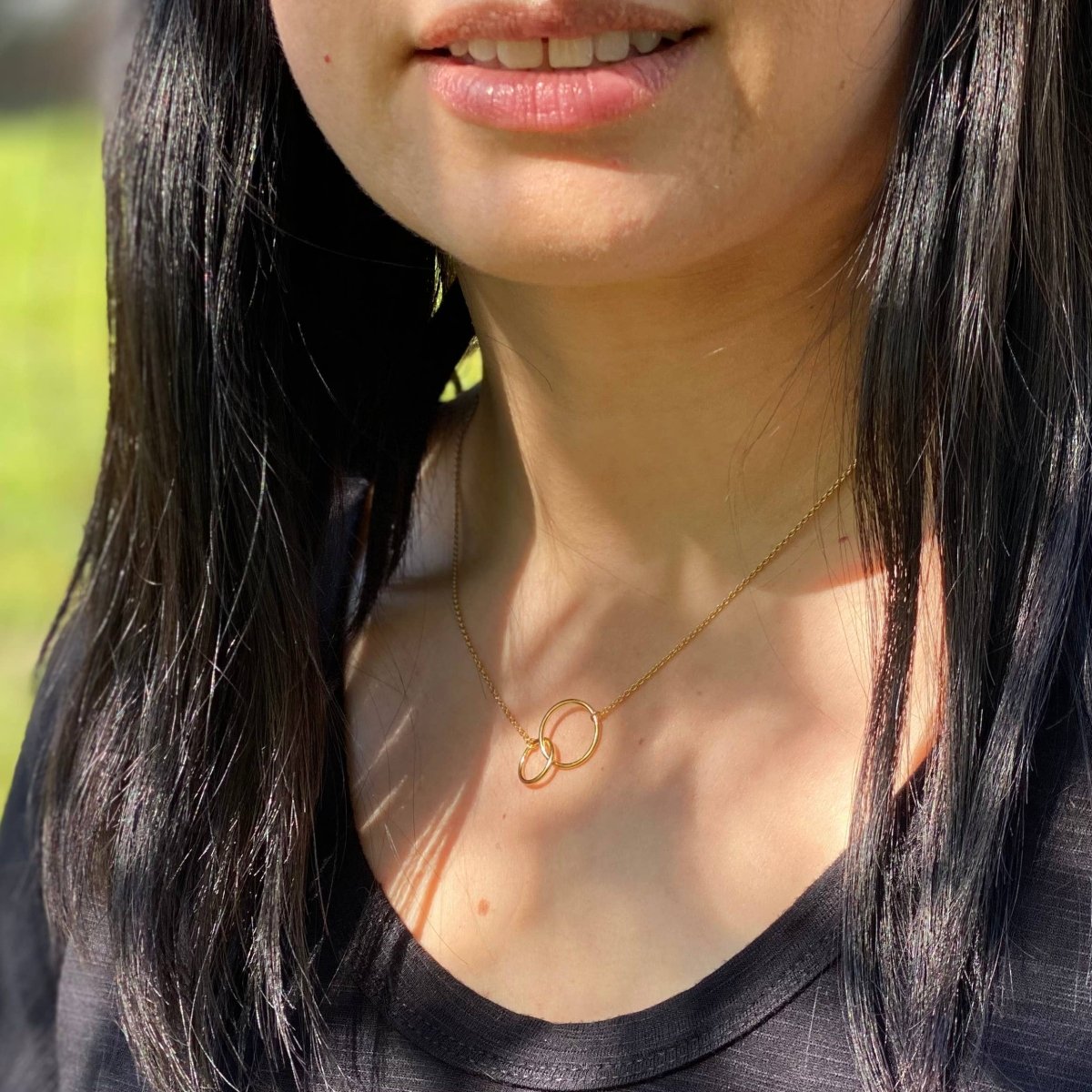 Links of Love Necklace: Gold Filled