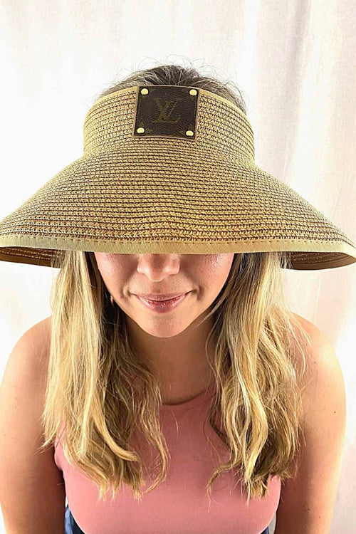 Louis Vuitton Designer Packable Hat - Eco Chic & Upcycled