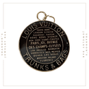 Louis Vuitton Charm Zipper Pull LV Enamel Trunks & Bags Tag