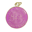Louis Vuitton Charm Zipper Pull LV Enamel Trunks & Bags Tag