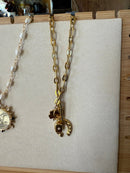 Lucky Cowgirl Toggle Charm Necklace