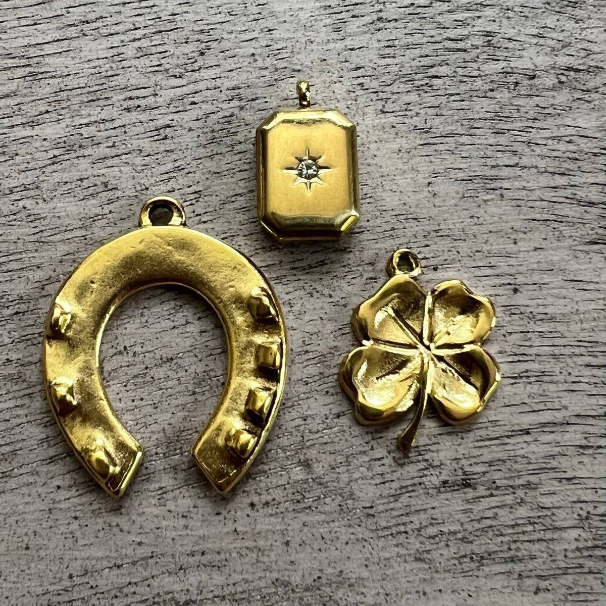 Lucky Cowgirl Toggle Charm Necklace