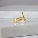 Lucky Horseshoe Ring - Gold