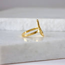 Lucky Horseshoe Ring - Gold