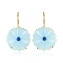 Magnolia Earring-Blueberry