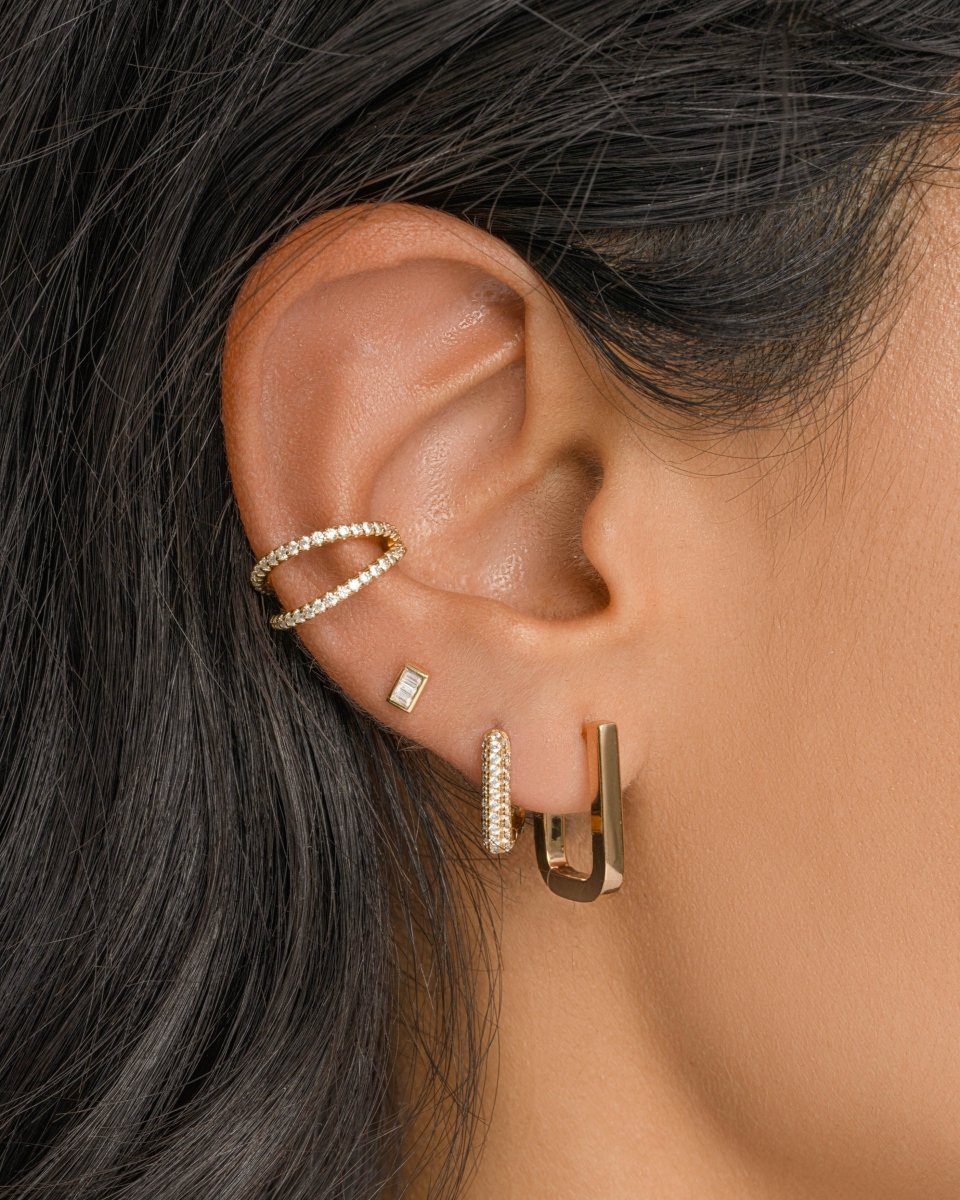 Marcella Double Row Ear Cuff - Red Bird Road