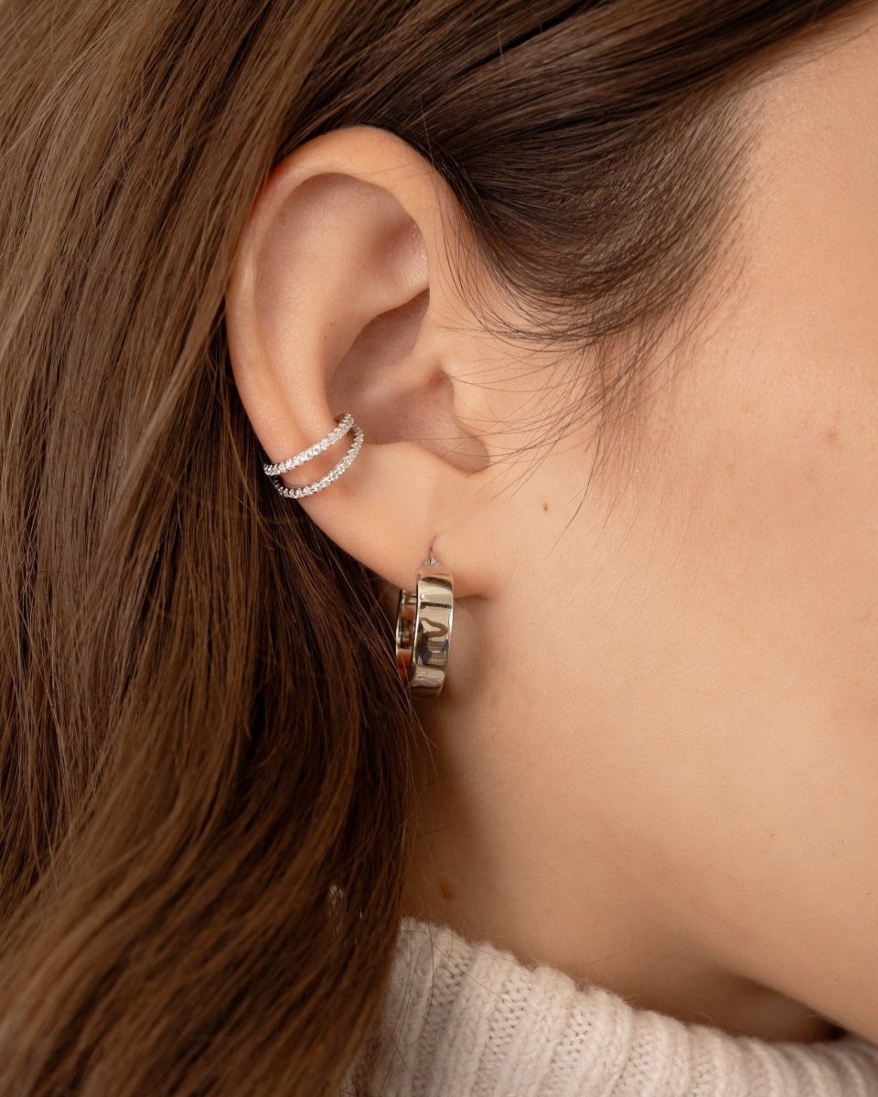 Marcella Double Row Ear Cuff - Red Bird Road