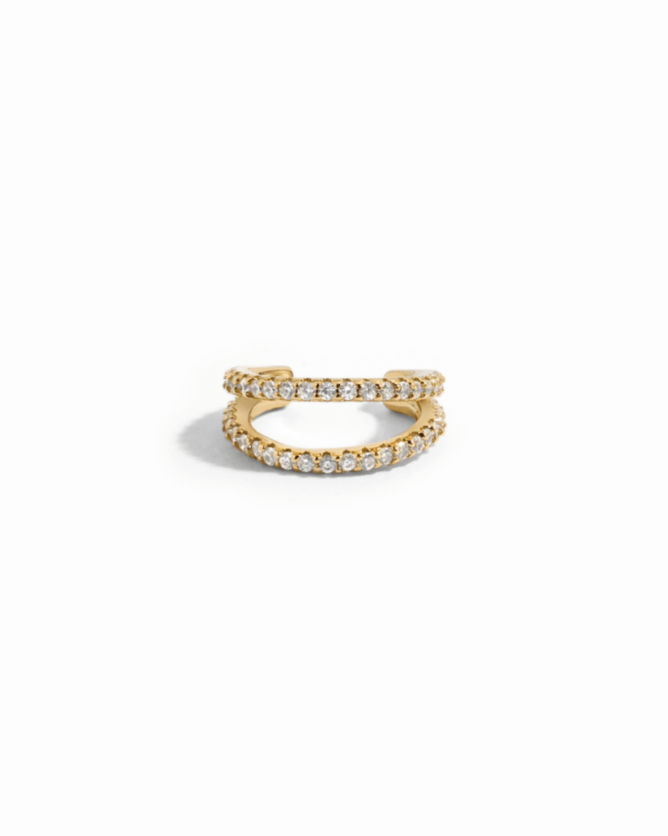 Marcella Double Row Ear Cuff - Red Bird Road