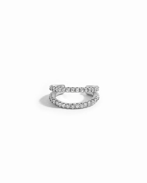 Marcella Double Row Ear Cuff - Red Bird Road