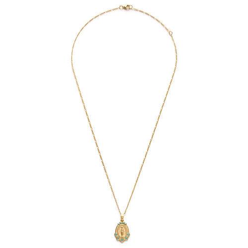 Mary Medallion - Turquoise