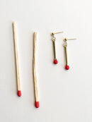 Matchstick Earrings