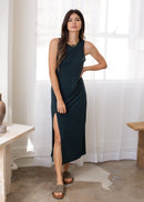 Midi Dress Courtyard Green