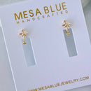 Mini CZ Star Huggie Hoop Earrings